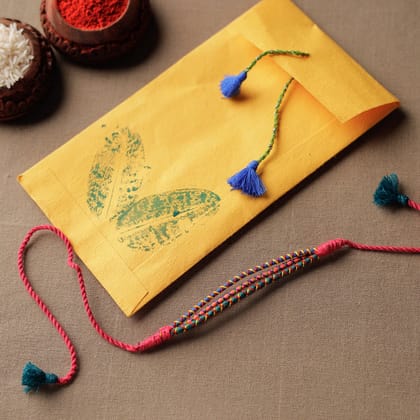 Handmade Thread Work Rakhi by Jugaad 45