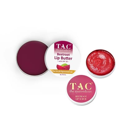 Beetroot Lip Butter  Lip Scrub Combo-Beetroot Lip Butter & Lip Scrub Combo - Default Title