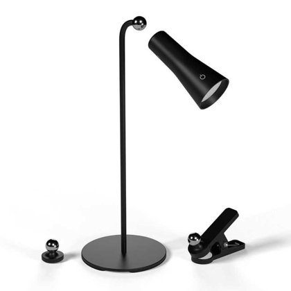 Magneto: Premium Versatile Magnetic Lamp with 3 Attachments-Black