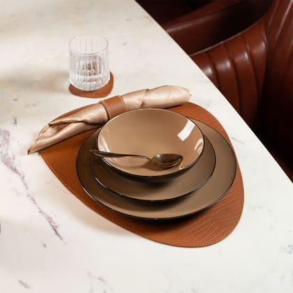 Sterling Placemats Tan-Tan