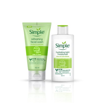 Face Wash & Moisturiser Combo(150ml + 125ml)