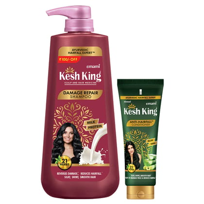 Kesh King Ayurvedic DR Shampoo AHF Conditioner Combo - 800ml