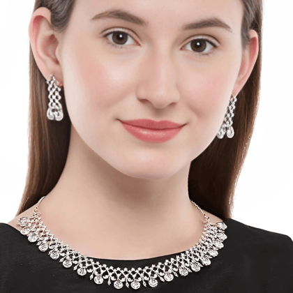 Handcrafted Rose Gold-Plated Jewellery Set