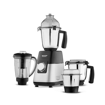 SHARP Juicer Mixer Grinder 750W Powerful Copper Motor I 3 speed  Pulse I 4-Jar I Auto cut-off-SHARP Juicer Mixer Grinder 750W Powerful Copper Motor I 3 speed + Pulse I 4-Jar I Auto cut-off