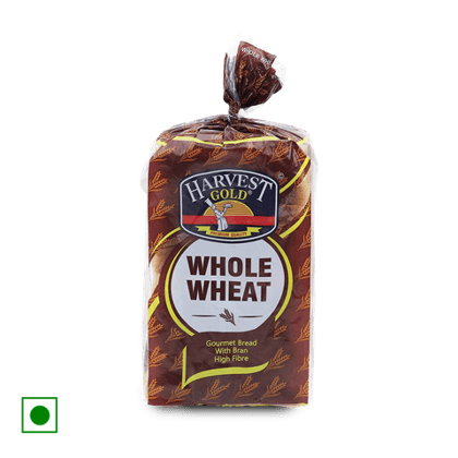 Harvest Gold Bread - 100% Whole Wheat, 450 gm Poly Pack