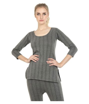 Zeffit Cotton Topwear - Grey - XXL