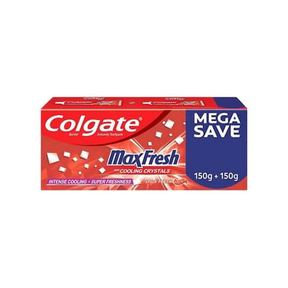 Colgate Maxfresh Toothpaste Gel Anticavity, Spicy Fresh, Saver Pack., 300 gm Pack