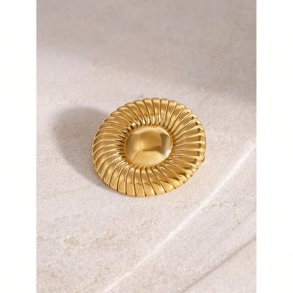 RETRO WHEEL  BROOCH