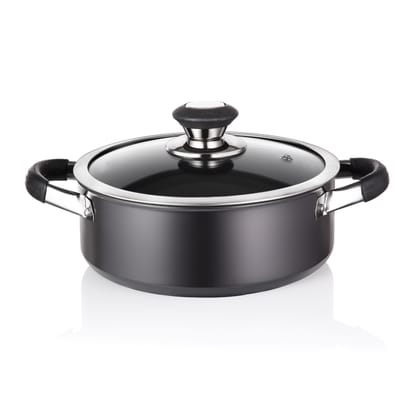 Premier Trendy Black Casserole with Glass Lid