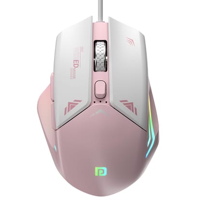 Portronics Vader Wired Gaming Mouse (Pink)