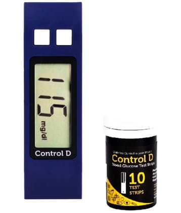 Control D - 10 Strip with Glucometer