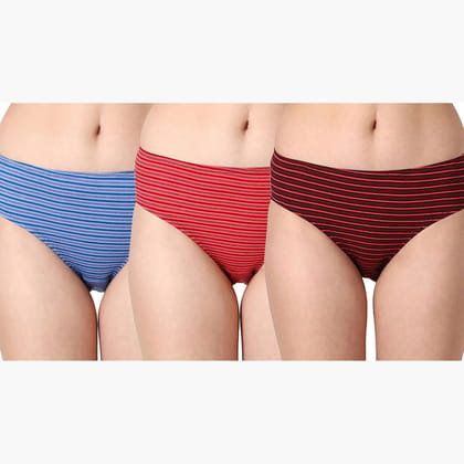 Women Printed Panty - Pack Of 3 Assorted XL