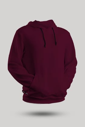 Wine Colour Hoodie Jacket (Premium Collection)-XXL