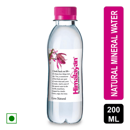 Himalayan Natural Mineral Water, 200 ml Bottle