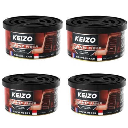 KEIZO Organic Fiber Nouveau Car  Pack of 4