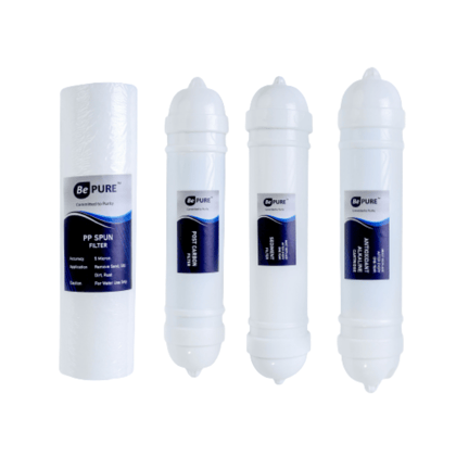 Bepure Alken Pro Annual Filter Change Kit ( RO,NF or UV)-Filter Kit with Alkaline Cartridge