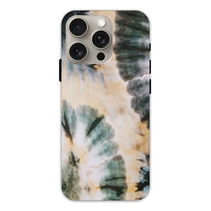 Black And Gold Tie Dye - Hard Cases For Apple iPhone Models-Apple iPhone 14 Pro