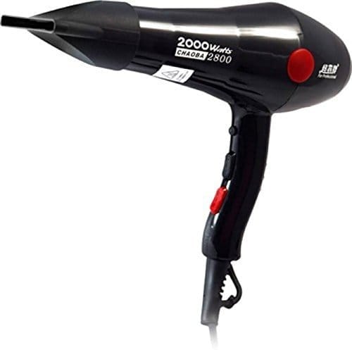 Uttamrobotics CHAOBA 2000w Hair Dryer Professional Hot and Cold Hair Dryers with 2 Switch Speed Setting and Thin Styling Nozzle,Diffuser, for Men and Women (Standerd)