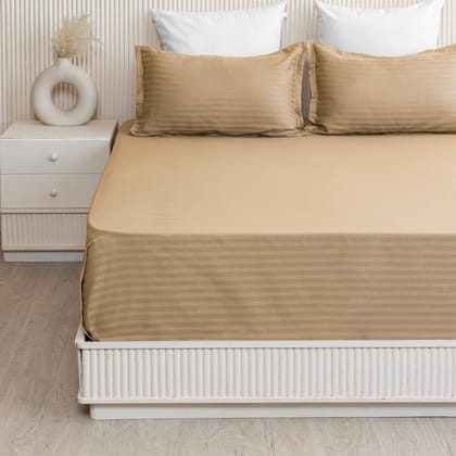 Breton Nap - Bedsheet-Taupe / 84" x 90"