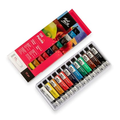 Mont Marte Oil Colour Paint Sets (Choose Size)-12*12 ML