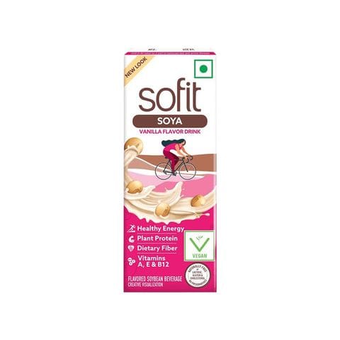 Sofit Vanilla Soya Drink, 200 ml Tetrapack