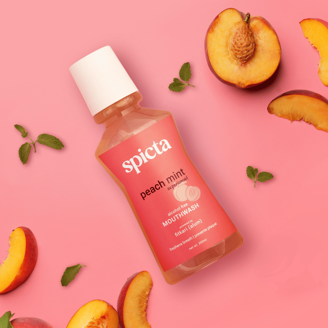 Peach Mint Mouthwash-Pack of One