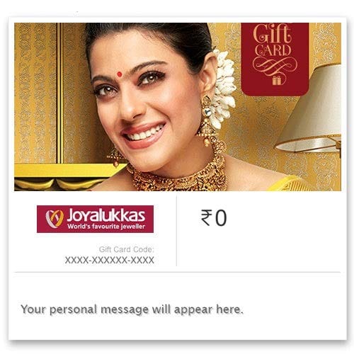 Joyalukkas Gold E-Gift Card - Upfront Flat 2% discount - Redeemable at showroom