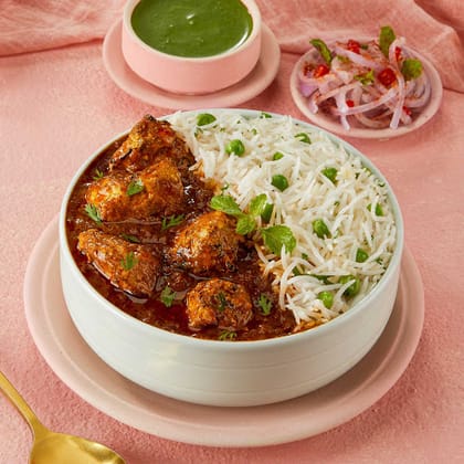 Chicken Dhaba Masala Rice Bowl