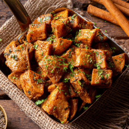 Punjabi Masala Aloo Fry (Shravan Specials)