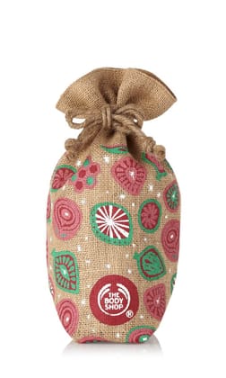 Small Community Trade Jute Gift Pouch 1 Pc