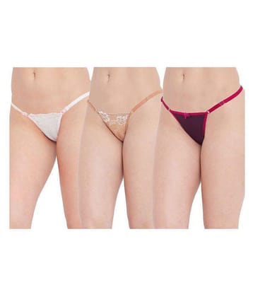 N-Gal Polyester Thongs - Pack of 3 - L