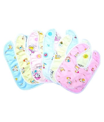 Brandonn Multi-Colour PVC Bibs - Set of 6