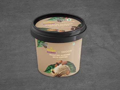 Hangyo Ice Creams: Roasted Almond with Coffee - 100ml