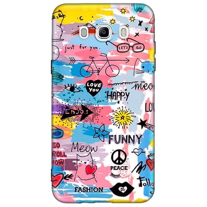 Art Of Design Samsung J7 (2016) Premium Embossed Mobile cover