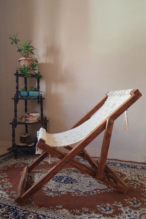 "House of Macrame" Macramé Lounge Chair