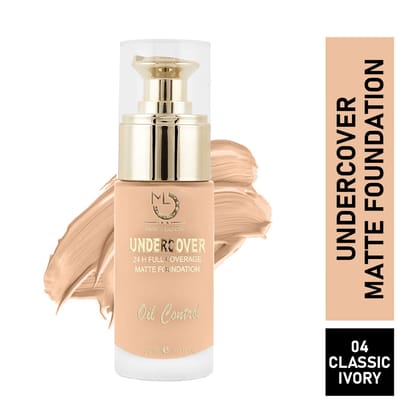 Mattlook Undercover Foundation With Light Weight Formula-Classic Ivory