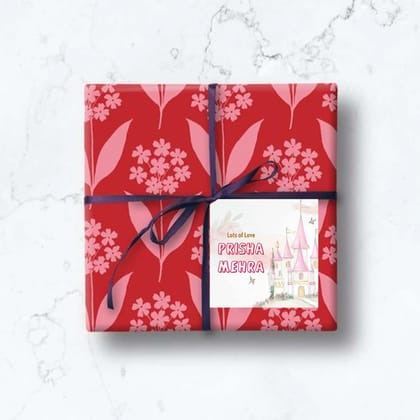 Gift tags / Gift Stickers - Dreamy Palace theme-Lots Of Love / Flat Cards - No Ribbons / Set of 10