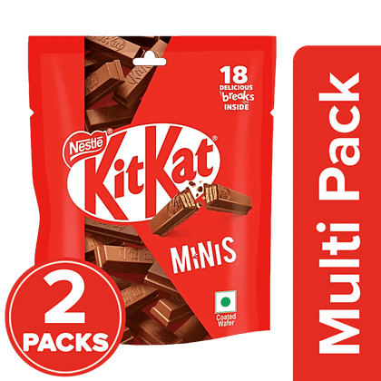 Kitkat Share Bag - Chocolate Covered Wafer, 2 x 126 g Multipack