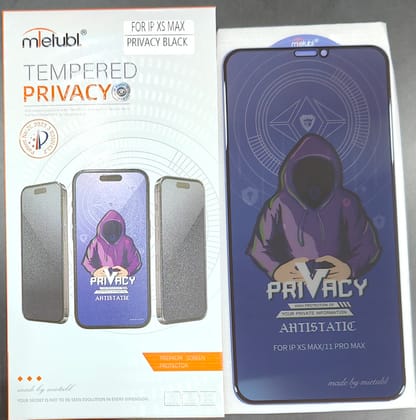 MIETUBL OG PRIVACY GLASS ANTI STATIC 
BEST QUALITY SINGAL PACKING 
IPHONE XS MAX/11 PRO MAX