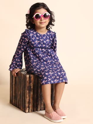 Clara Blue Dress-2 to 3 years / Blue