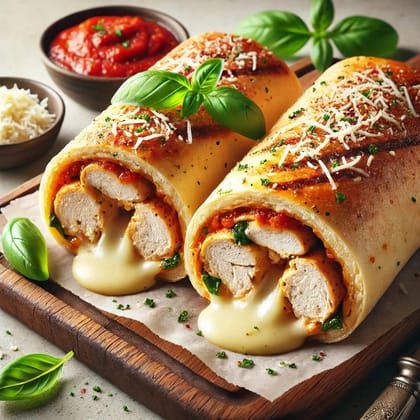 Chicken Cheese Italian Roll