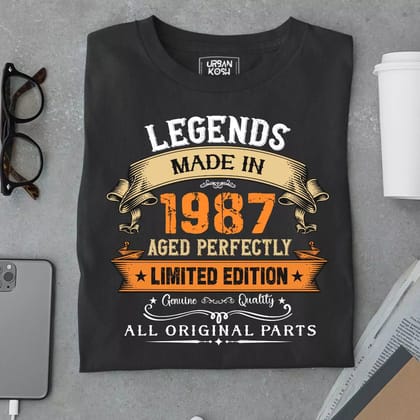 Legends Made in 1987 Limited Edition-Black / S