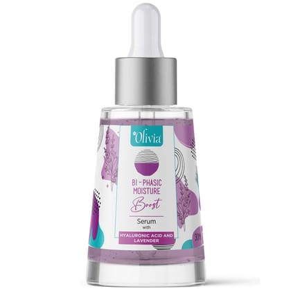 Bi-Phasic Moisture Boost Serum with Hyaluronic Acid and Lavender