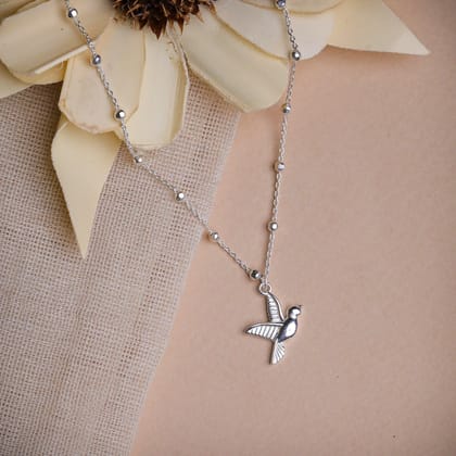 Dove Sterling Silver Anklet-Single Anklet