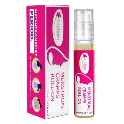 Wholesale | B2B | Bulk Order - everteen Menstrual Cramps Roll-On for Period Pain Relief 960 Units (10ml Each)