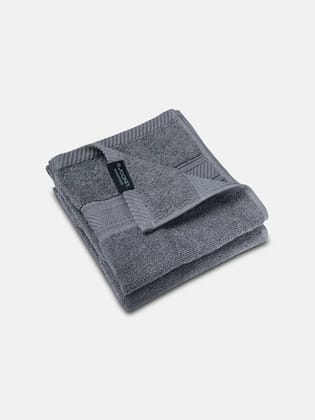 JOCKEY Cotton Terry Ultrasoft and Durable Solid Hand Towel - (Pack of 2) #T201 | INEZY-Grey / FREE SIZE