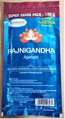 AASTHA AGARBATTI RAJNIGANDHA - 150 GM