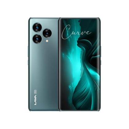 Lava Blaze Curve 5G (Glass Viridian, 8GB LPDDR5 RAM, UFS 3.1 256GB Storage) | 120Hz Curved Amoled Display |2.6GHz Dimensity 7050 6nm Processor | 64 MP Primary Sensor