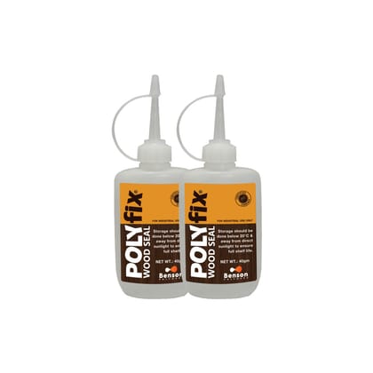 Polyfix Woodseal Clear Sealant: Revive Your Wood Surfaces with Ease - 40g (Pack of 2)