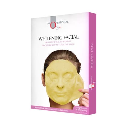 O3+ Whitening Facial Kit With Brightening & Whitening Peel Off Mask (40gm+5ml)